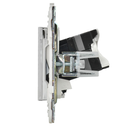 SKANDY Роз. комп. 2-ая RJ45 кат.5E SK-K03N никель IEK