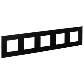 IEK SKANDY Металл Черный Рамка 5-ая SK-F35Bl