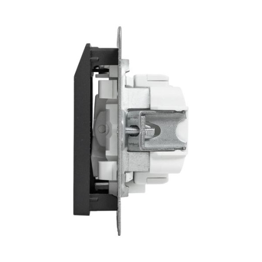 Механизм выключателя, карточный, с подсветкой, чёрный Эпика EKF