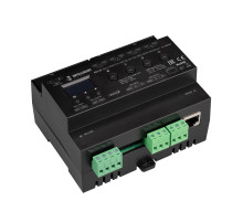 Arlight INTELLIGENT Релейный модуль DALI-SWITCH-708-82-4G-D2-DRO-RDM-DIN Black (230V, 4x10A, DMX512) (IARL, IP20 Пластик, 5 лет)