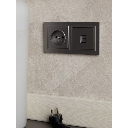 BRITE Роз. без з/к/ш 10А РС10-1-0-БрС сталь IEK