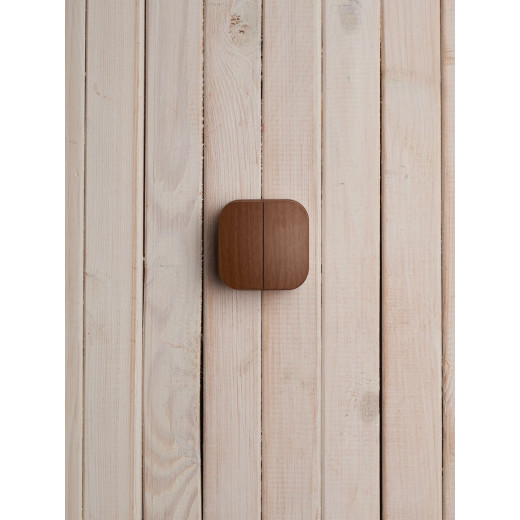 GLORY Выключ. 2-кл. о/у 10А ВС20-2-0-ХД дуб IEK