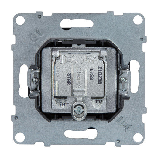 SUNO. Розетка TV-SAT двухкабельная. Цвет 