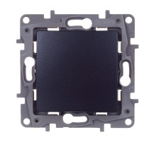 Legrand Etika Антрацит Переключатель промежуточный 1-клавишный, винтовые клеммы, 10AX, 250 В.