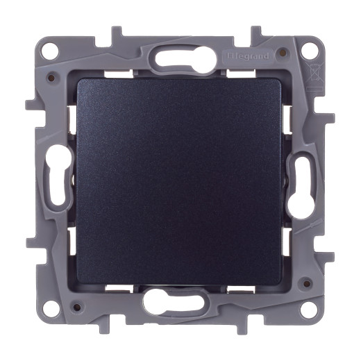 Переключатель перекрёстный одноклавишный - Legrand Etika - 10АХ 250В винтовые зажимы - антрацит