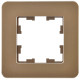 BRITE Рамка 1-мест. РУ-1-1-Бр металл латунь RE IEK