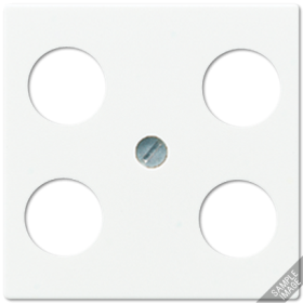 JUNG Крышка для SAT-TV-розетки с 4-мя гнездами мокка