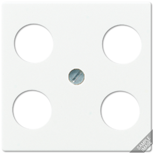 Крышка для SAT-TV-розетки с 4-мя гнездами, мокка