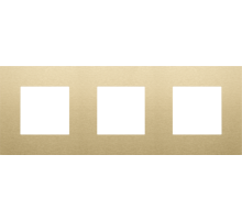 Niko Металл Золото Рамка на 3 поста
