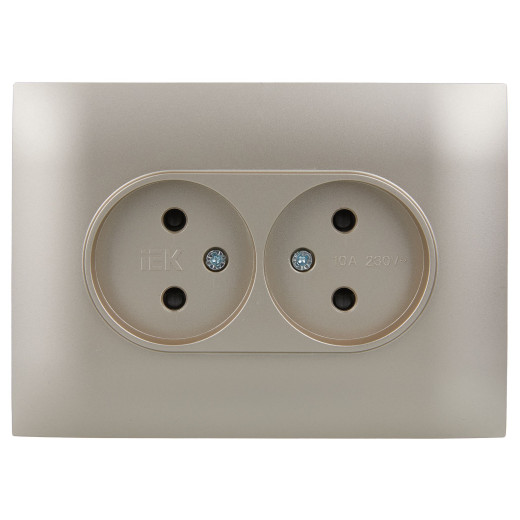 SKANDY Роз. 2-я без з/к с з/ш 10А сб. SK-R09Sh шамп. IEK