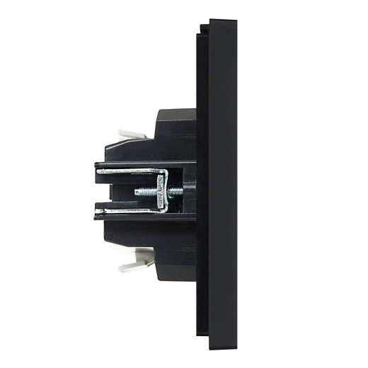 FORTE&PIANO Выключ. 1-кл. прох. с инд. 10А FP104 чер. IEK