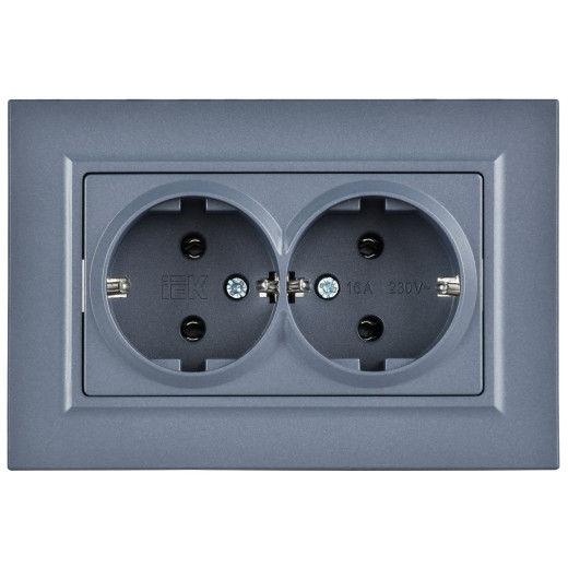 BRITE Роз 2-я с з/к без з/ш пл 16А в сб РСПл12-3-БрМ мар IEK