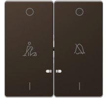 Schneider Electric Merten D-Life Мокко Клавиша 2-ая, линзой LED, символ: «звонок»/горничная