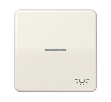 JUNG CD 500/CD plus Бежевая Клавиша 1-ая с/п с символом ОСВЕЩЕНИЕ