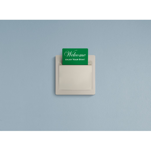 Выключатель карточный с подсветкой - Legrand Etika - с задержкой выключения 2А 250В винтовые зажимы - слоновая кость