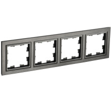 IEK BRITE BASE Темн.бронза Рамка 4-м РУ-4-БрТБ