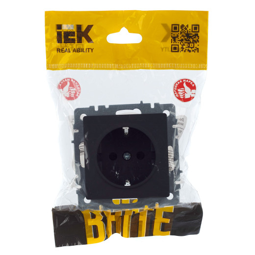 BRITE Роз. с з/к/ш 16А РС14-1-0-БрГ граф. IEK