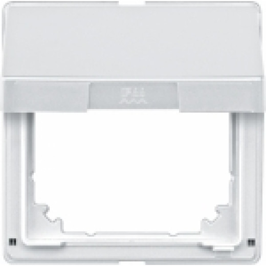 MERTEN Aquadesign ПРОМЕЖУТОЧН. КОЛЬЦО с крышкой, ПОЛ.БЕЛЫЙ