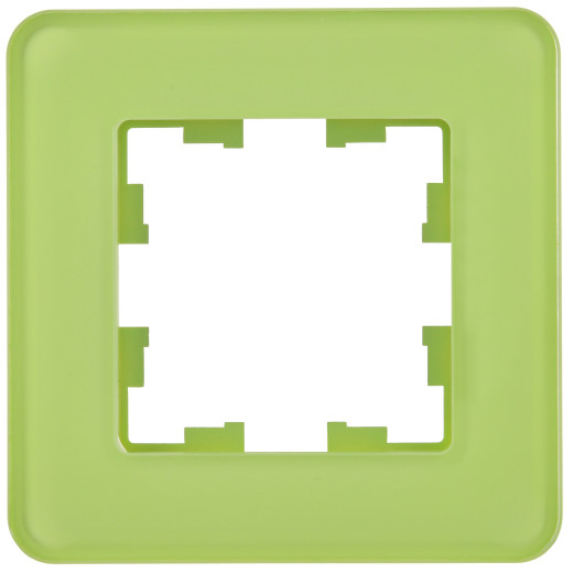 BRITE Рамка 1-мест. РУ-1-2-Бр стекло эко грин RE IEK