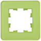 BRITE Рамка 1-мест. РУ-1-2-Бр стекло эко грин RE IEK