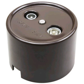 BIRONI Лизетта Пластик Коричневый Розетка ТV/FM