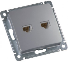 Hegel Мастер внутр Серебро РСКК-440-06 Розетка компьютерная, механизм