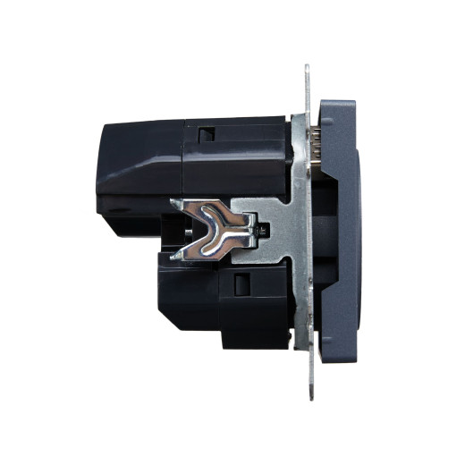 BRITE Роз. с з/к/ш 16А с USB A+A 2,1А РЮш10-1-БрМ мар. IEK