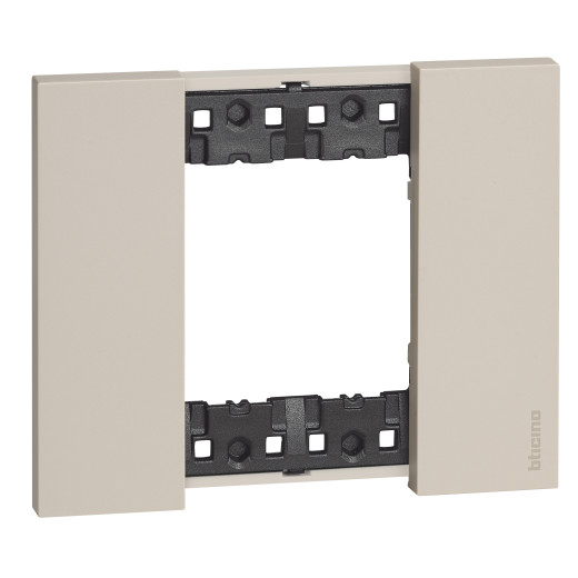 LIVING NOW. Декоративная рамка 2 модуля.Цвет Песочный.