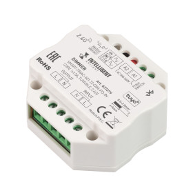 Arlight INTELLIGENT ARLIGHT Диммер SMART-TRIAC-601-72-DIM-PD-IN (230V, 1x1.5A, TUYA BLE, 2.4G) (IARL, IP20 Пластик, 5 лет)