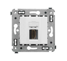 DKC Avanti HDMI розетка одинарная в стену, тип А-А, 