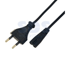 СМАРТКИП Шнур сетевой, вилка - евроразъем С7, кабель 2x0,5 мм², длина 1,5 метра (PE пакет) СМАРТКИП