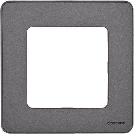 Рамка 1 пост - Legrand/Daccord Inspiria - дымчатый