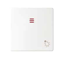 Simon 82 Белая Накладка с пиктограммой 