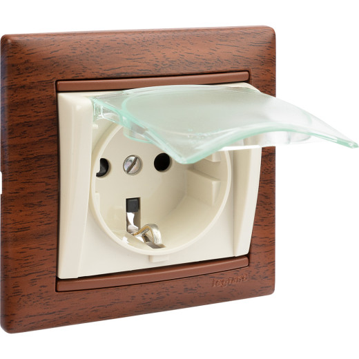 Рамка 1 пост - Legrand Valena - тонированное дерево