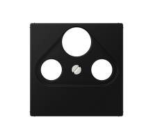 JUNG A Flow/A 550 Черный матовый Крышка для TV-FM-SAT розетки