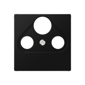 JUNG A Flow/A 550 Черный матовый Крышка для TV-FM-SAT розетки
