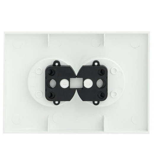 Валенсия лицевая панель розетка 2-местной б/з 10А жемчуг с защ. штор. EKF PROxima