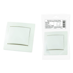 TDM Выключатель 1 кл. 10А белый 