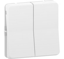 Schneider Electric Mureva Styl Бел Переключатель 2-клавишный, сх. 6+6, IP55