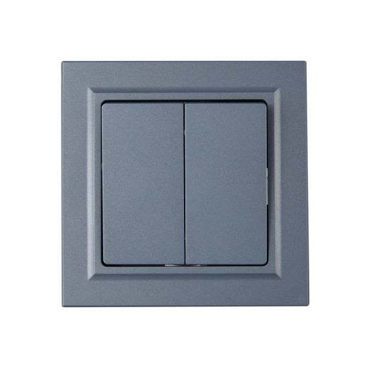 BRITE Выключ. 2-кл. 10А в сб. ВСР10-2-0-БрМ мар. IEK