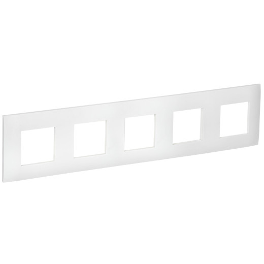 SKANDY Рамка 5-мест. SK-F05W арк. бел. IEK