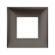 Рамка 1 пост (2 мод.), Avanti, серый жемчуг