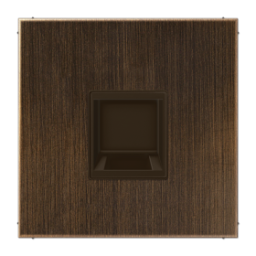 JUNG Плата (фиксация защёлкиванием) для одного модуля металл латунь Antik