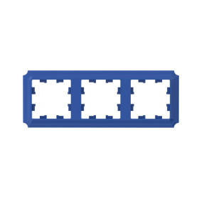 Systeme Electric AtlasDesign Antique Аквамарин Рамка 3-ая, универсальная