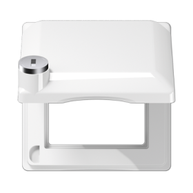 JUNG крышка с замком, белая