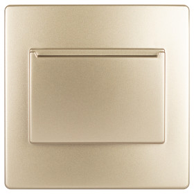 ЭРА Накладка на карточный выключатель Серия 12 12-6201-04 на 12-4105-99, шампань