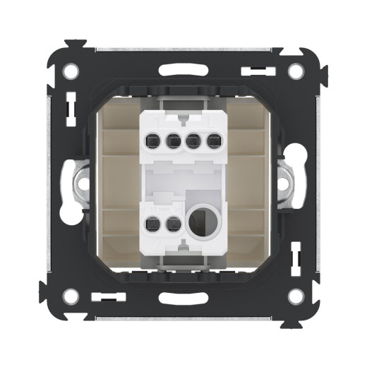 Переключатель одноклавишный в стену, Avanti, ванильная дымка