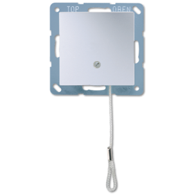 JUNG выключатель со шнурком, алюминий