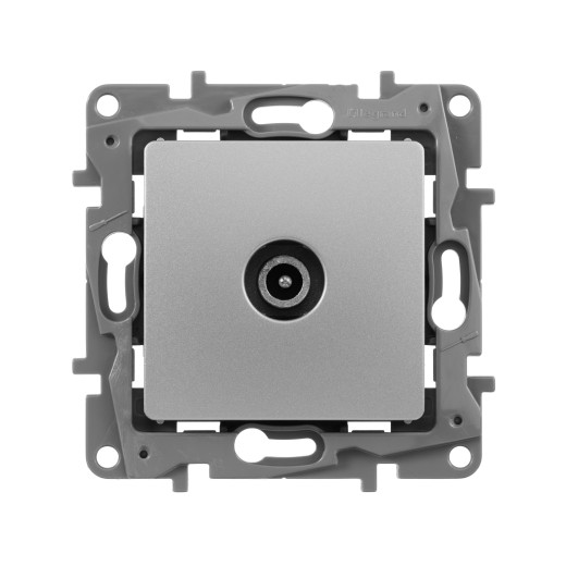 Розетка TV (телевизионная) - Legrand Etika - оконечная - алюминий