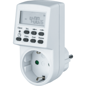 Navigator Таймер 61 555 NTR-E-S01-WH розет. электрон.